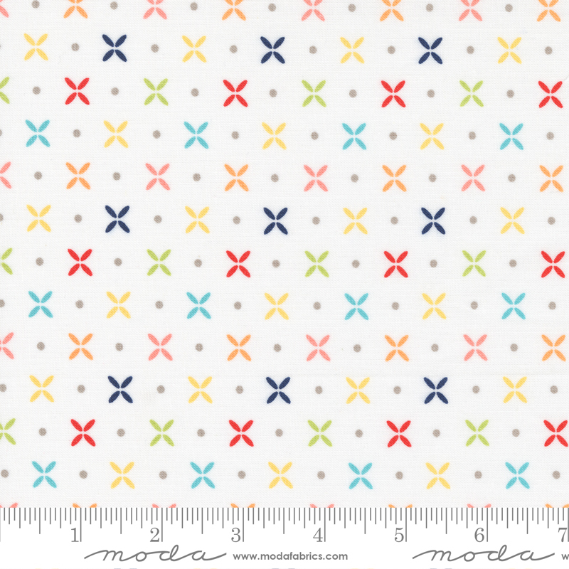 Simply Delightful Off White - Orange Peel - Quilt Fabric