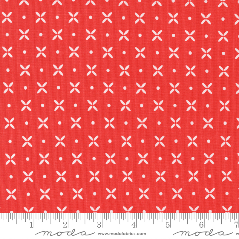 Simply Delightful Geranium - Orange Peel - Quilt Fabric