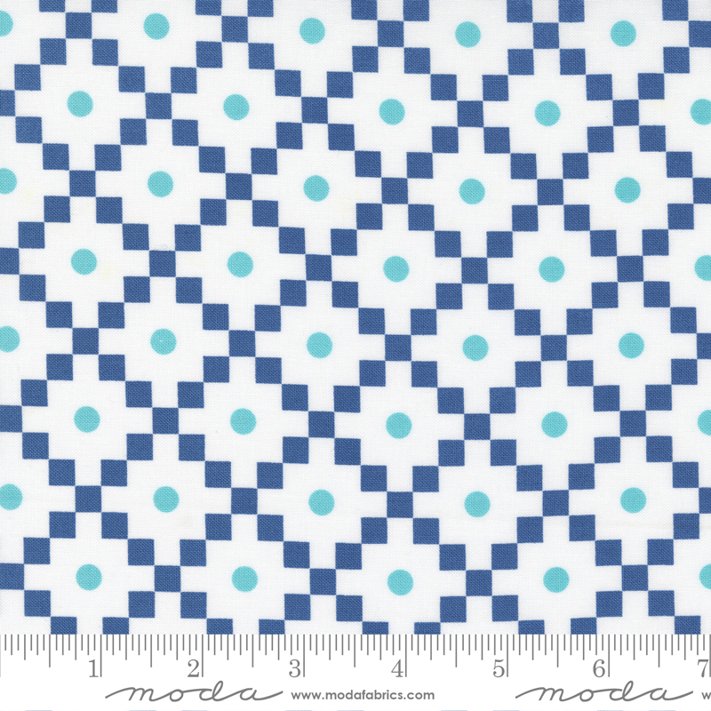 Simply Delightful Nautical Blue - Journey - Quilt Fabric
