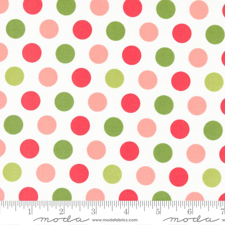 Favorite Things Snow - Dots - Quilt Fabric