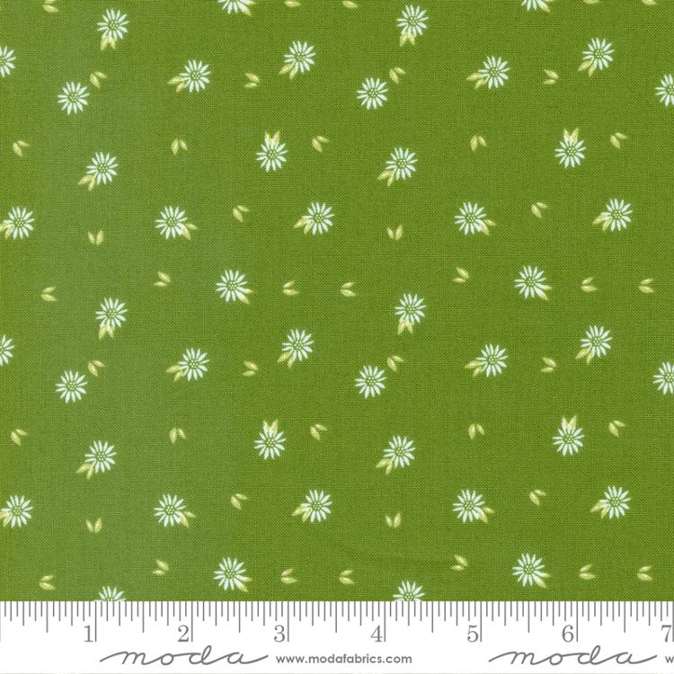 Favorite Things Evergreen - Chamomile Ditsy - Quilt Fabric