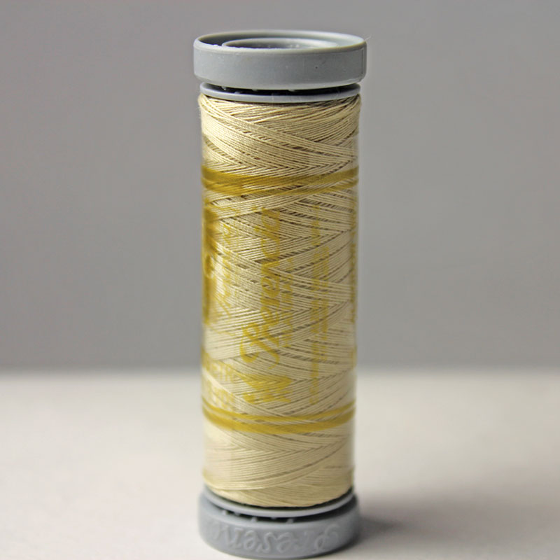 Cotton Thread 60wt 100M Yellow Beige 2