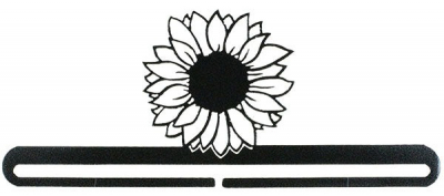 Sunflower Bell Pull Hanger 8"