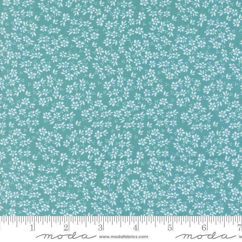 Laguna Sunrise Teal - Quilt Fabric