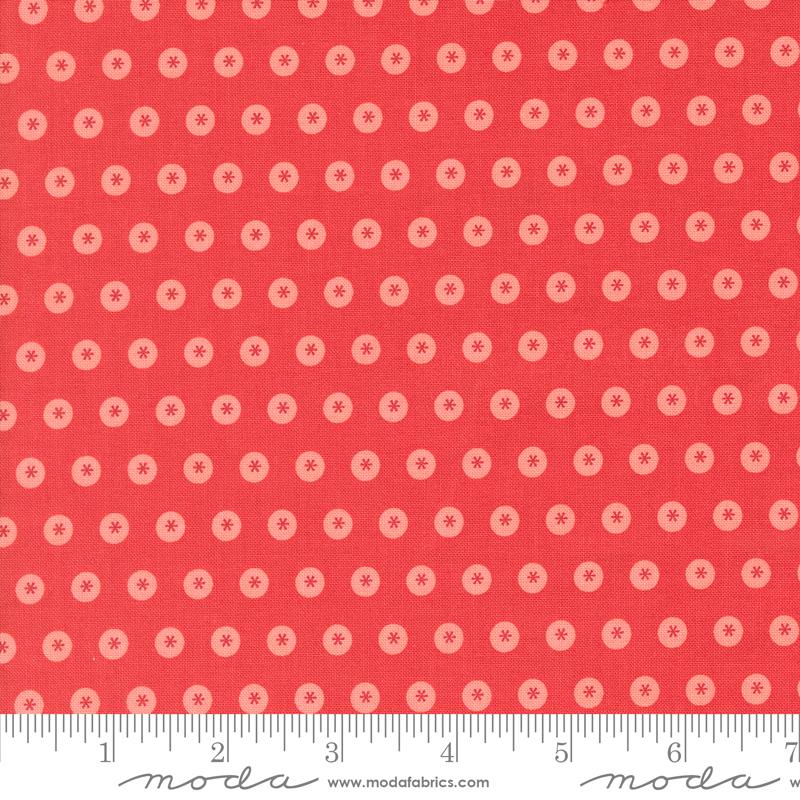Raspberry Summer Dots - Raspberry - Quilt Fabric