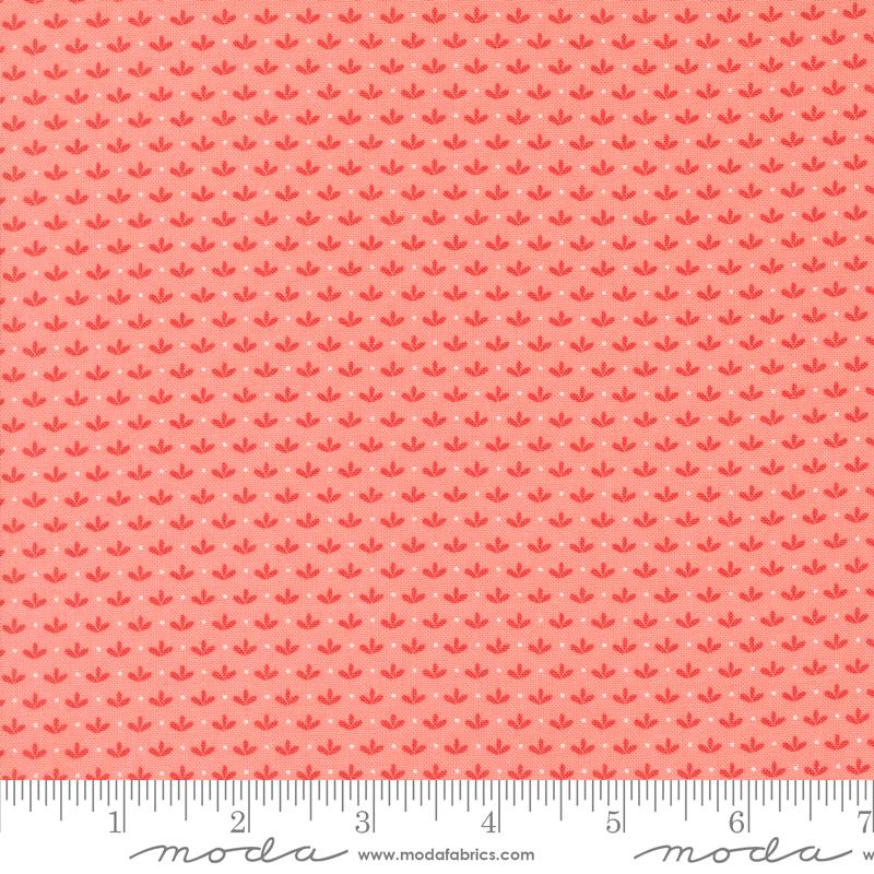 Raspberry Summer Sprout - Carnation - Quilt Fabric