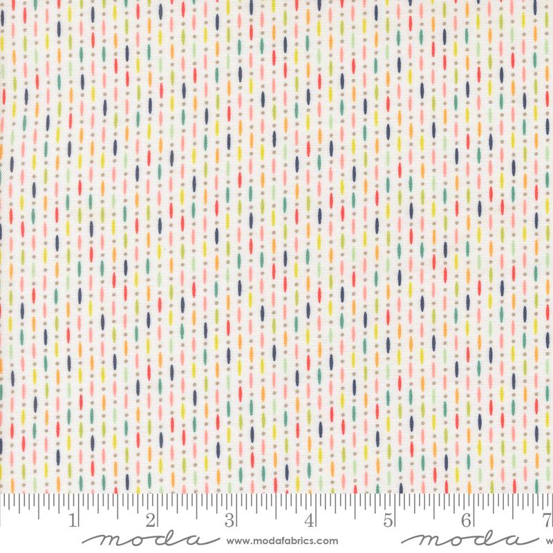 Raspberry Summer Beaded - Cloud - Quilt Fabric