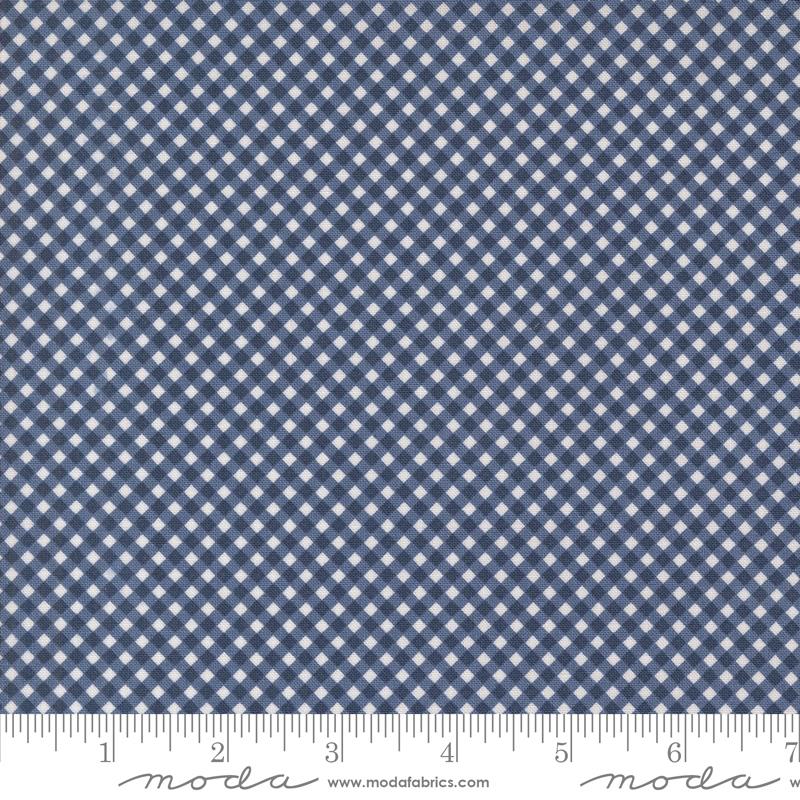 Raspberry Summer Gingham - Blueberry - Quilt Fabric