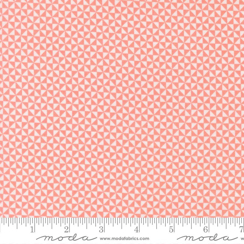 Delightfully Yours Pinwheel Pink Carnation - Quilt Fabric