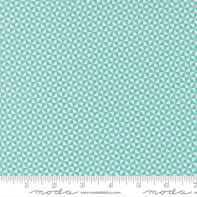 Delightfully Yours Pinwheel Poolside - Quilt Fabric
