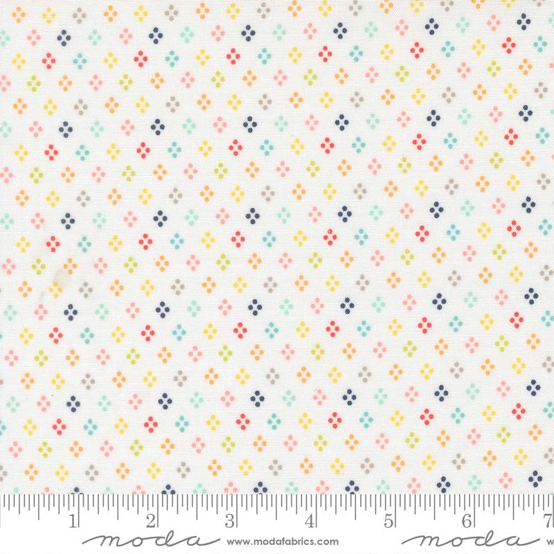 Delightfully Yours Dots Cloud - Quilt Fabric