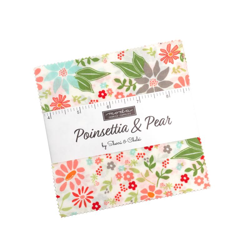 Poinsettia and Pear - Charm Pack