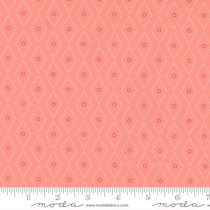 Poinsettia and Pear Diamond Carnation - Quilt Fabric