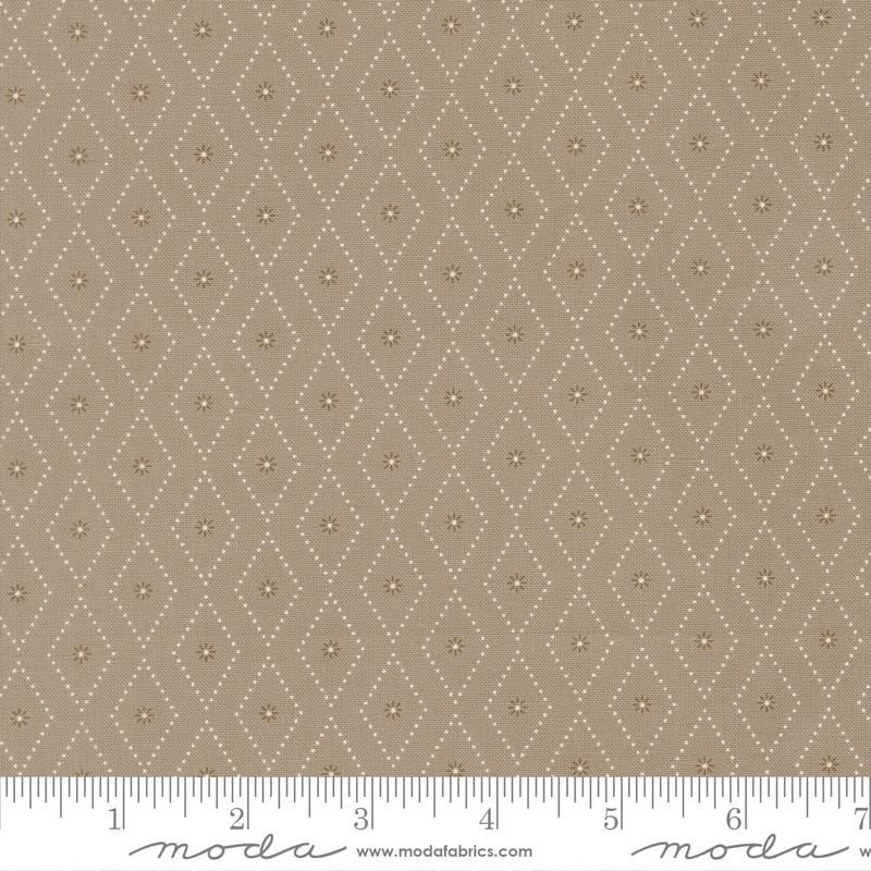 Poinsettia and Pear Diamond Stone - Quilt Fabric