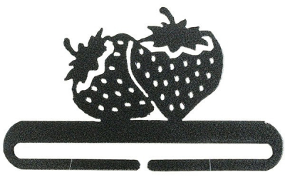 Strawberries Bell Pull Hanger 6"