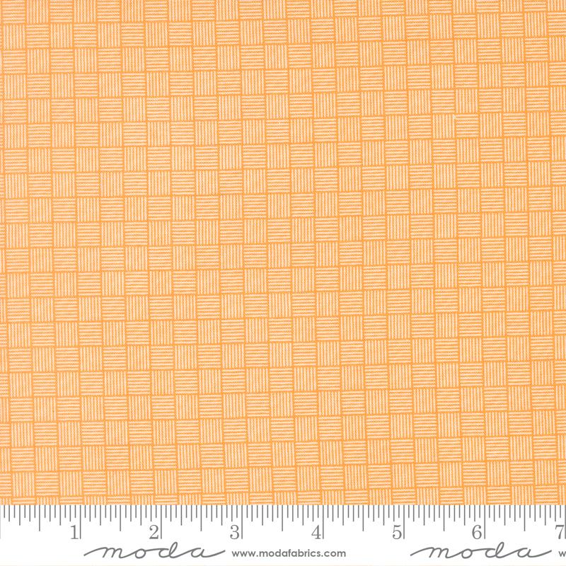 Birch and Willow Grid Amber - Quilt Fabric