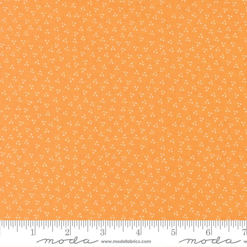 Birch and Willow Petite Dots Amber - Quilt Fabric
