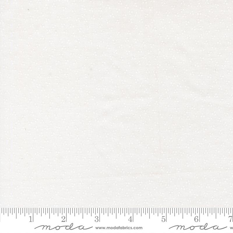Birch and Willow Petite Dots Cloud White - Quilt Fabric