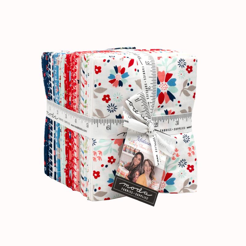Midsummer - Fat Quarter Bundle, zoomed in. Select this picture to zoom back out.