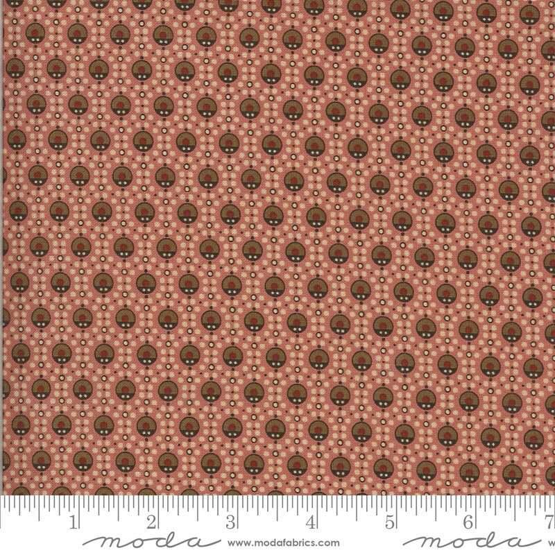 Hopewell Pink - Lady Bug - Quilt Fabric