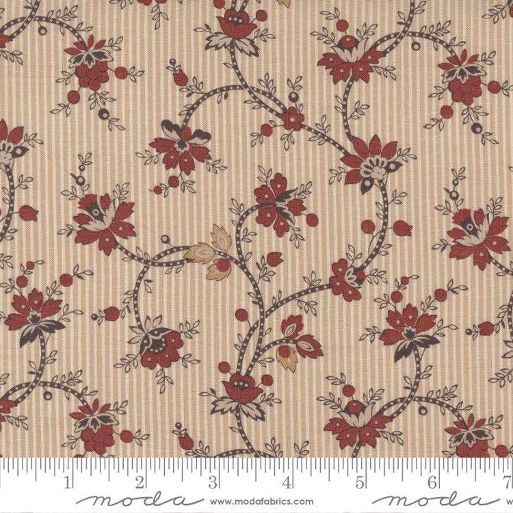 Adamstown Grapevine Tan - Quilt Fabric