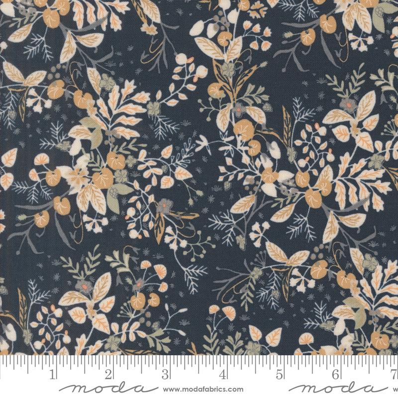 Rainier Herbs Deep Sea - Quilt Fabric