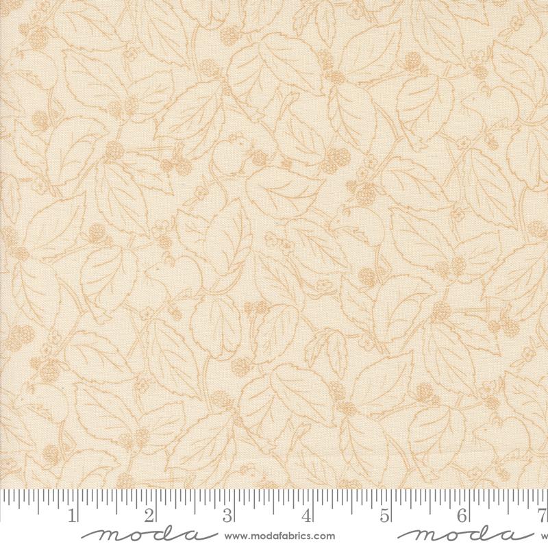 Rainier Blackberry Eggshell - Quilt Fabric