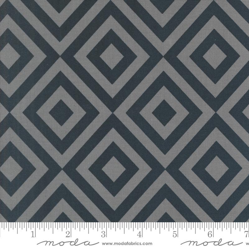 Rainier Geometric Deep Sea - Quilt Fabric