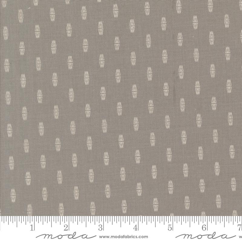 Rainier Dashes Pewter - Quilt Fabric