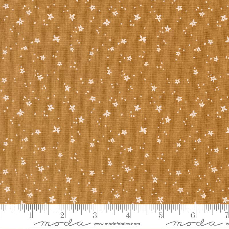 Peachy Dots Honey - Quilt Fabric
