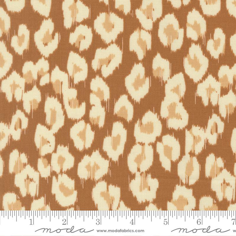 Sunlit Ruins Leopard Toast - Quilt Fabric