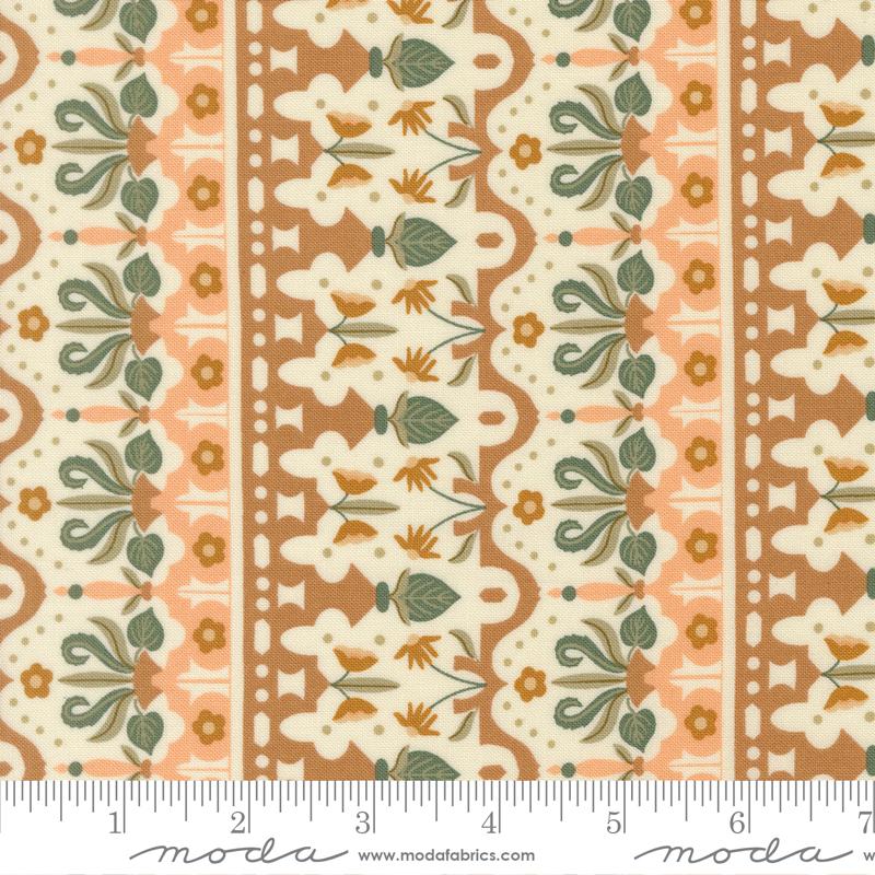 Sunlit Ruins Stripes Cream - Quilt Fabric