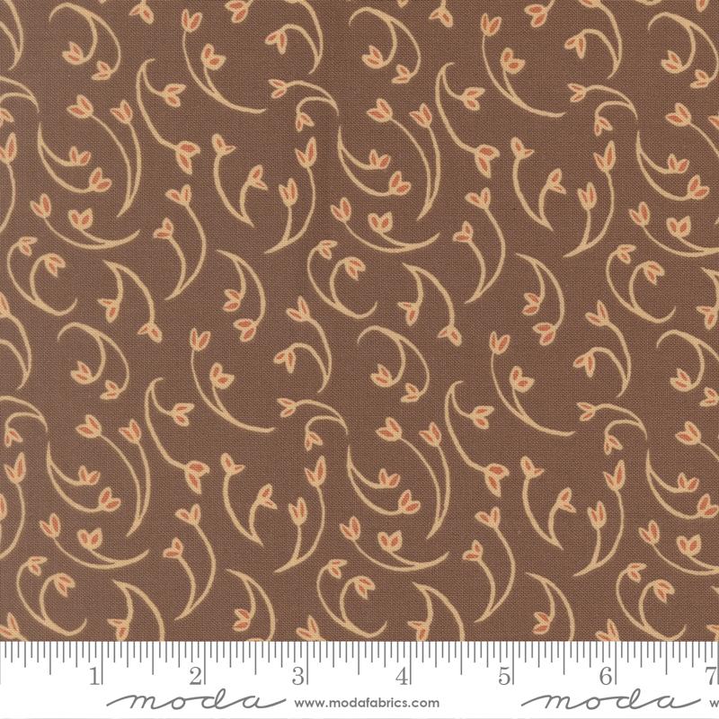 Sunlit Ruins Floral Mauve - Quilt Fabric