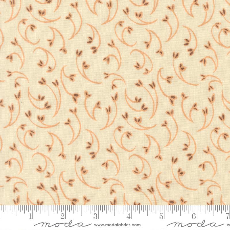 Sunlit Ruins Floral Cream Blush - Quilt Fabric