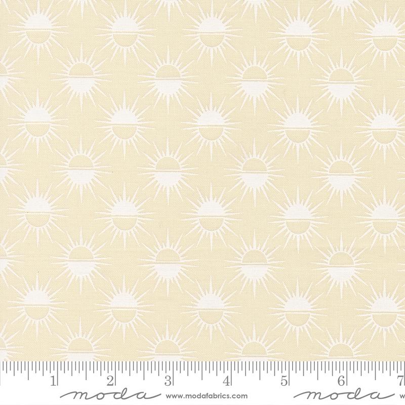 Sunlit Ruins Sun Cream White - Quilt Fabric