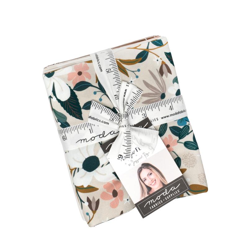 Midnight Fleur - Fat Quarter Bundle, zoomed in. Select this picture to zoom back out.