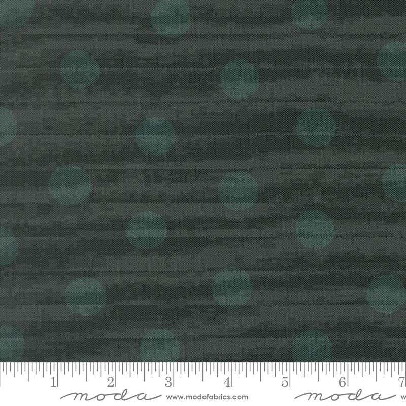 Midnight Fleur Dot Nightfall - Quilt Fabric, zoomed in. Select this picture to zoom back out.