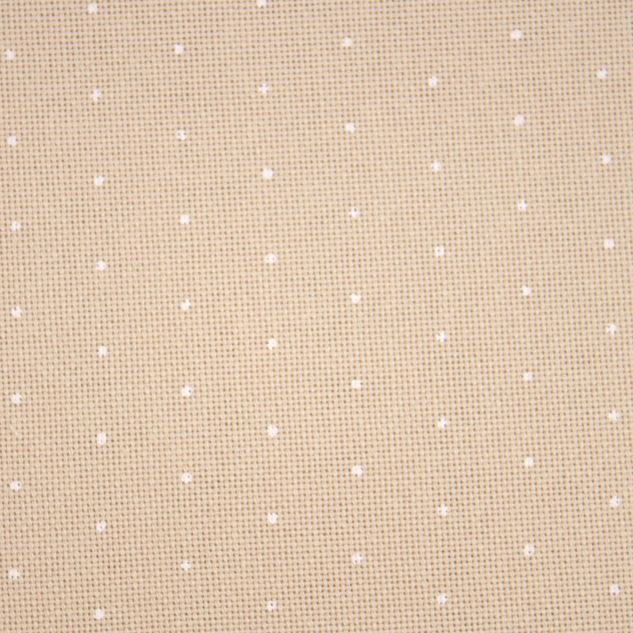 25 Count White Dot/Sand Lugana Fabric - 27x36