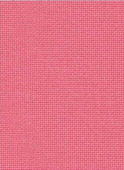 25 Count Coral Lugana Fabric 36x55