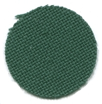 25 Count Forest Green Lugana Fabric 13x18