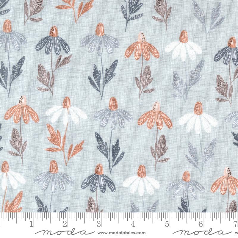 Chirp Daisy Field Sky - Quilt Fabric