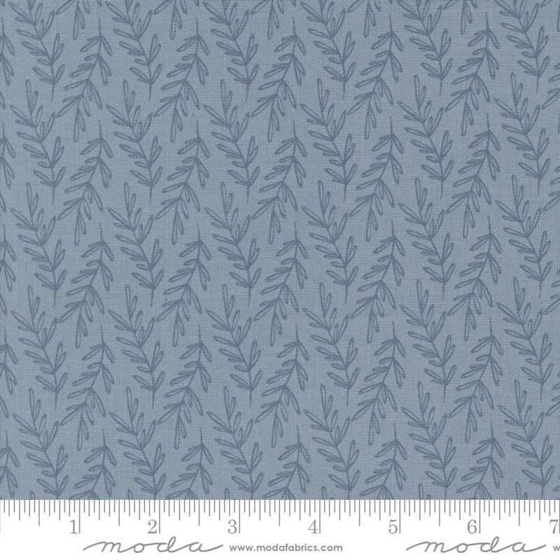 Chirp Leaf Me Here Raincloud - Quilt Fabric