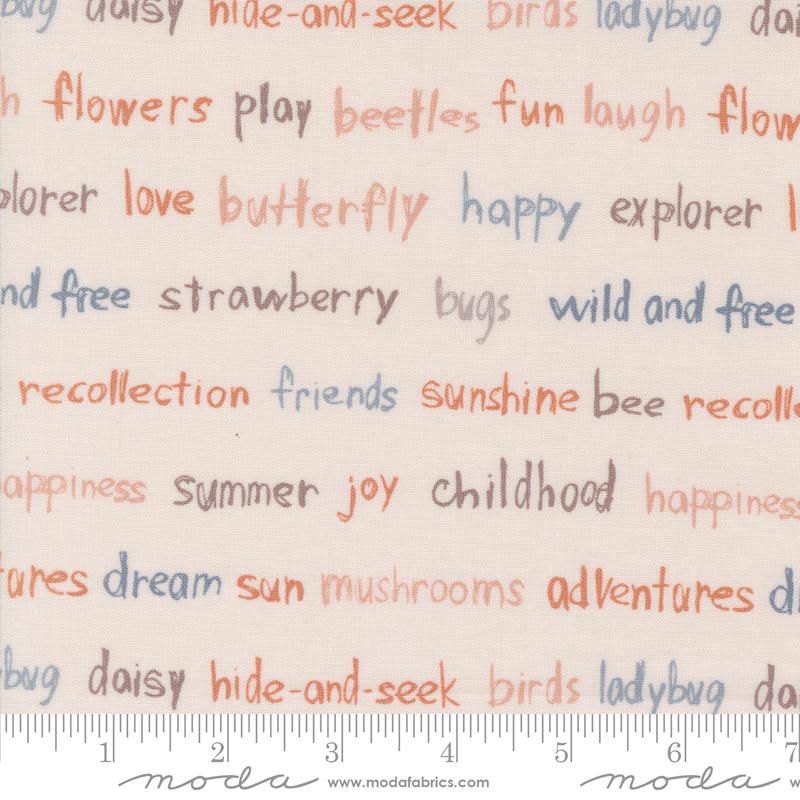 Chirp Recollections Cloud - Quilt Fabric