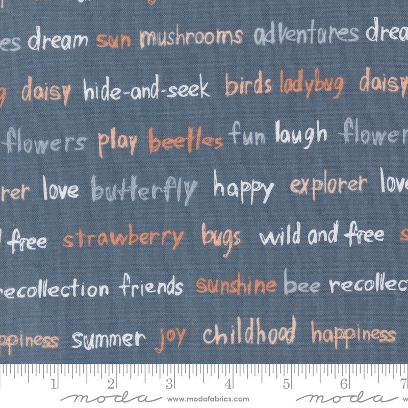 Chirp Recollections Twilight - Quilt Fabric