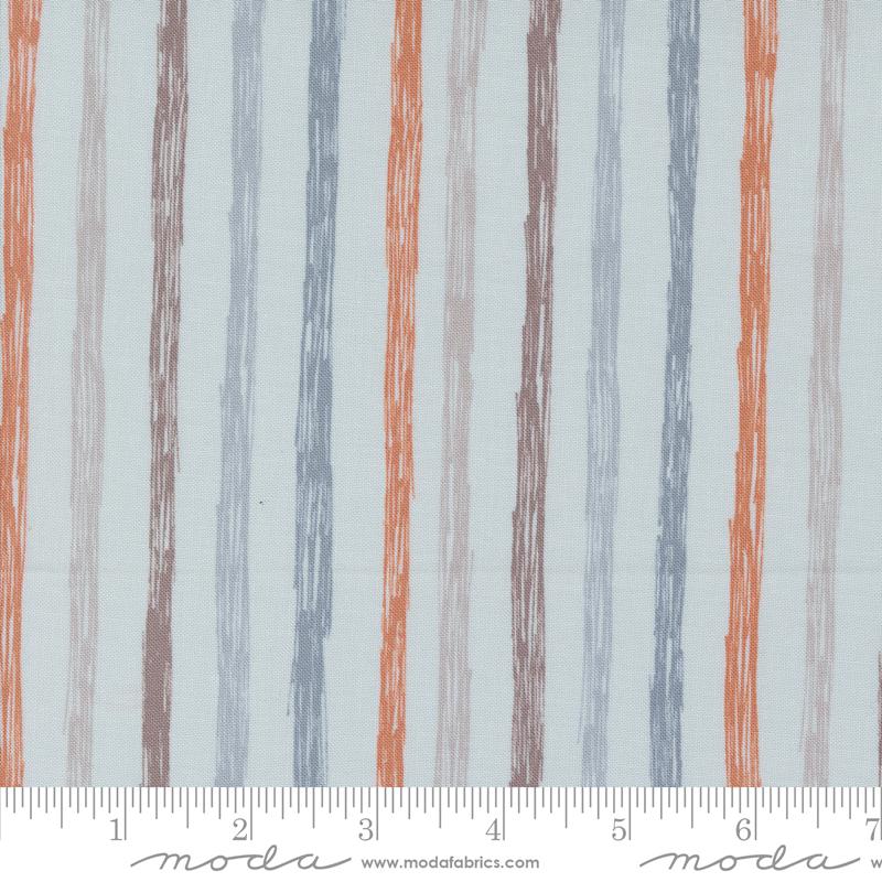 Chirp Just Stripes Sky - Quilt Fabric