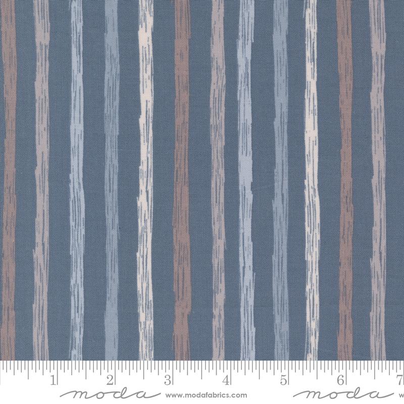 Chirp Just Stripes Twilight - Quilt Fabric