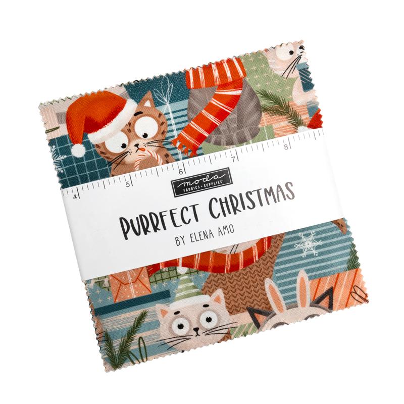Purrfect Christmas - Charm Pack