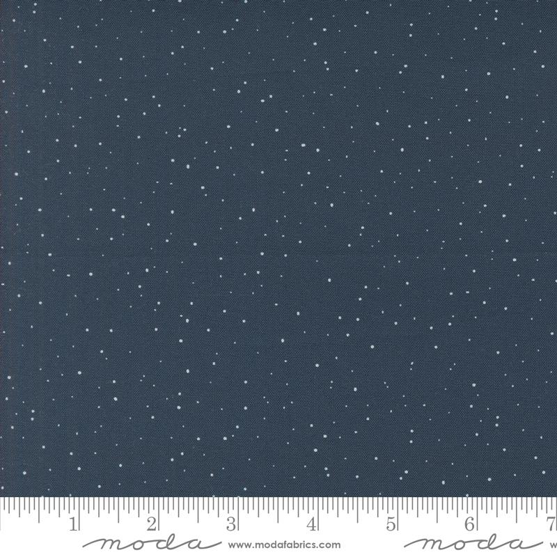Purrfect Christmas Dots Midnight - Quilt Fabric