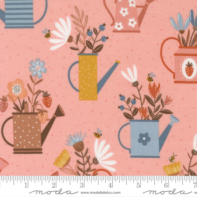 Blossoms And Blooms Can Petal - Quilt Fabric