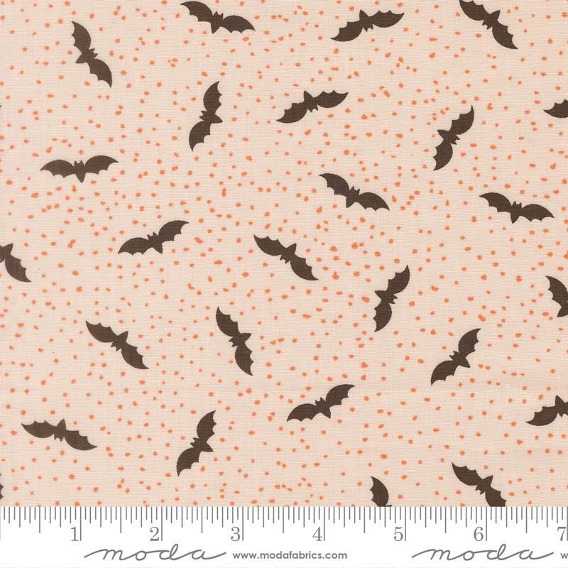 Purrs and Boos Bats Moonbeam - Quilt Fabric